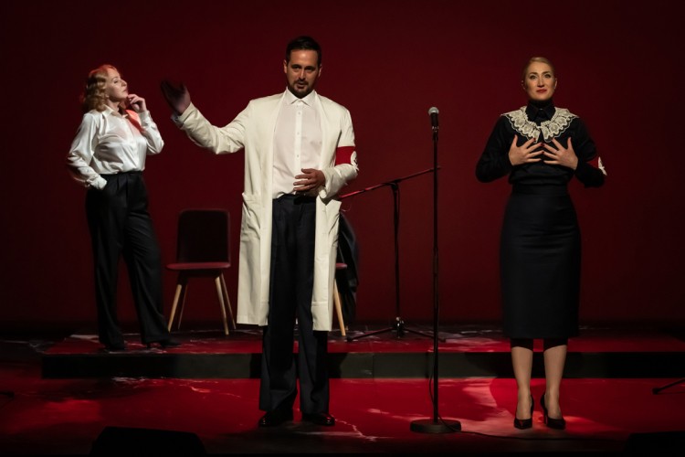 Nezapamćene ovacije za "Marlen Ditrih – Pet tačaka optužnice“: Mirjana Karanović i sarajevski umetnici podigli na noge prepuno gledalište BDP 4 Nezapamćene ovacije za "Marlen Ditrih – Pet tačaka optužnice“: Mirjana Karanović i sarajevski umetnici podigli na noge prepuno gledalište BDP 3