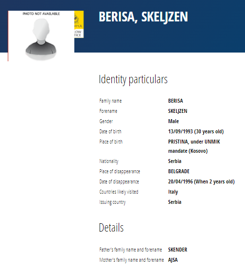 Žuta Interpol poternica: Ko se sve iz Srbije nalazi na listi nestalih osoba? 5