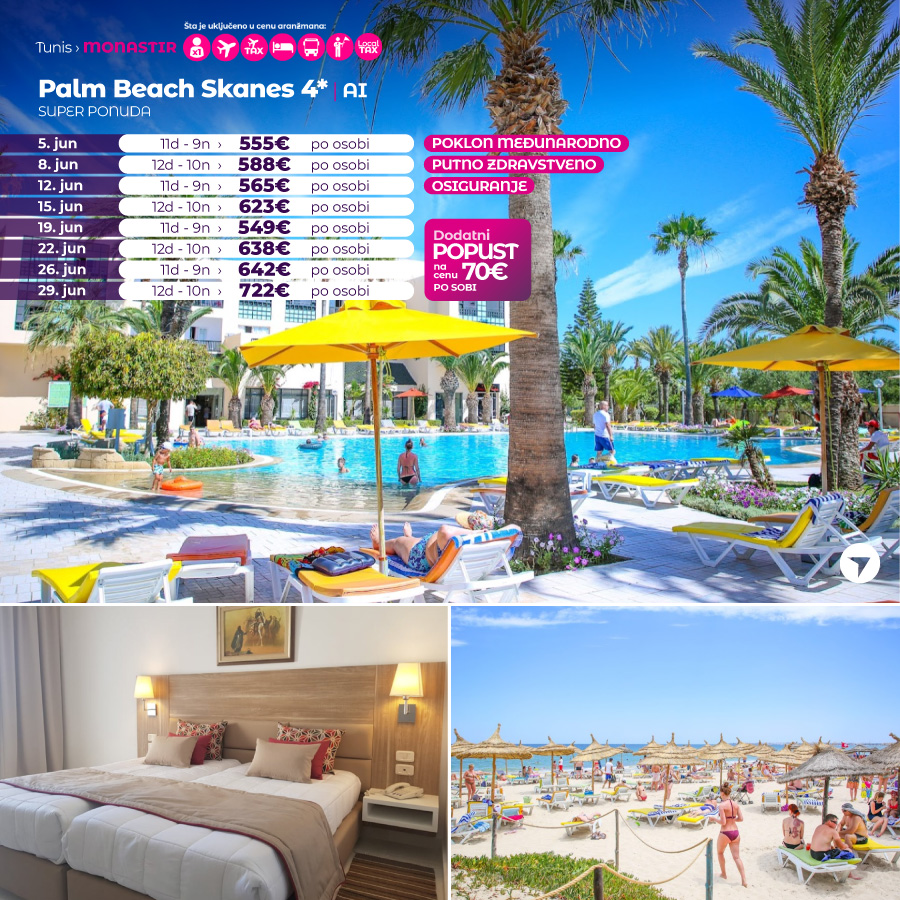 8, 11 ili 12 dana avionom na Afričkom Mediteranu već od 449€: Otkrijte! 21 8, 11 ili 12 dana avionom na Afričkom Mediteranu već od 449€: Otkrijte! 13