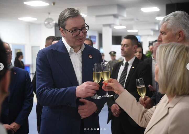 Skup u Mostaru: Vučić, Čović i Krišto o unapređenju političkog dijaloga u regionu, Dodik im se pridružuje na večeri 1
