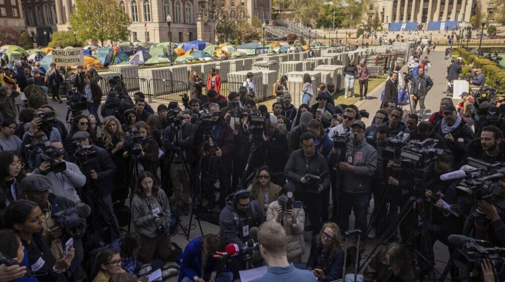 Na američkim univerzitetima i dalje protesti protiv rata Izraela u Gazi 1