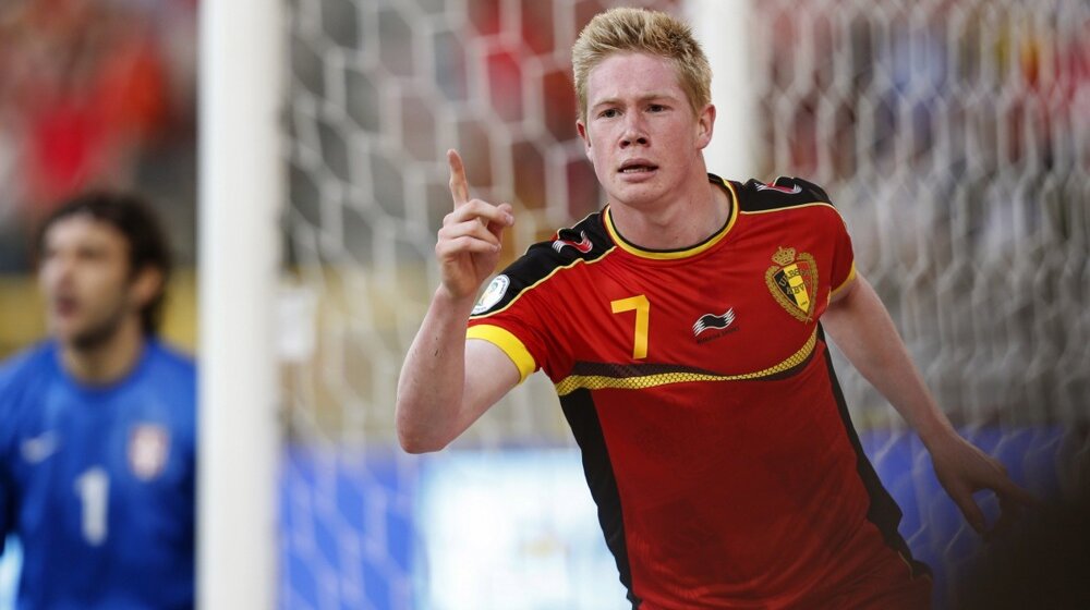 De Brujne u svojoj 255. utakmici dao prvi gol glavom u Premijer ligi, a prvi inače bio mu je na meču sa Srbijom (VIDEO) 1