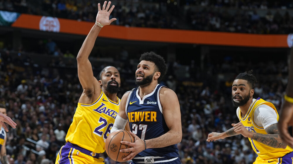 Šta sve možeš u Denveru kad si Džamal Mari: Šampion ide dalje u plej-ofu NBA, Lejkerse još jednom šokirao kanadski as (VIDEO) 1