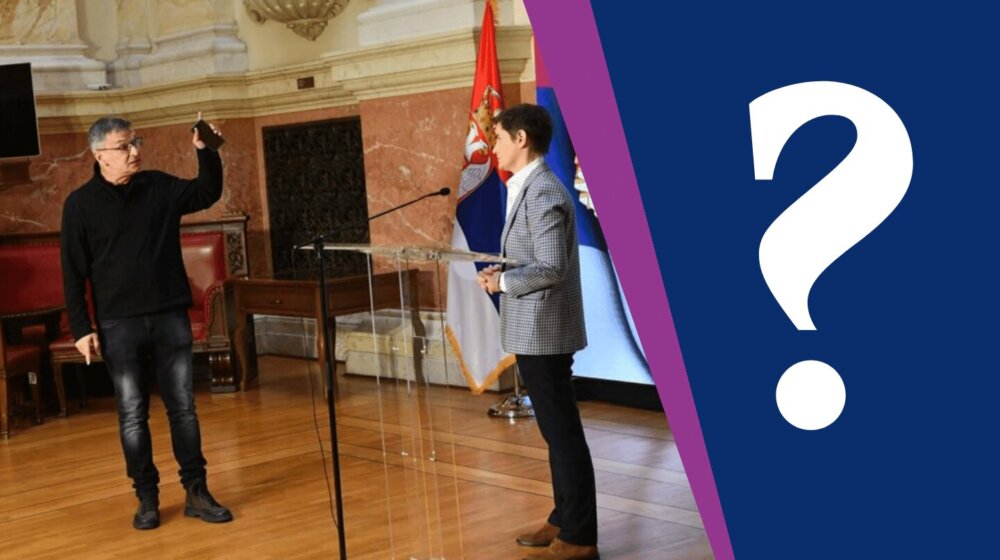 Ćuta probio medijsku blokadu: Sagovornici Danasa o tome kako je lider Ekološkog pokreta prekinuo konferenciju Ane Brnabić 1