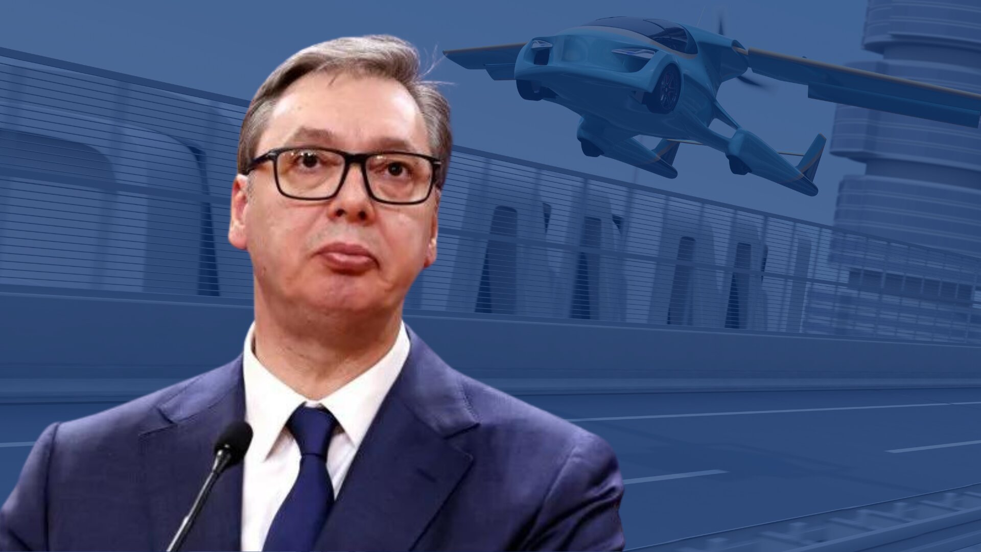 „Prvo da nađemo rešenje da nam točkovi autobusa ne otpadaju“: Kakve leteće automobile Vučić najavljuje i koliko je realno da ih vidimo u Srbiji 2027. godine?