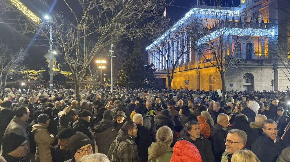 Na kom protestu se od početka godine okupilo najviše ljudi? 1