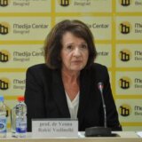 Rakić Vodinelić na protestu ispred Vlade: Nema nazad, nazad je mrak 2