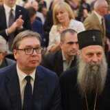 Vučić u Hramu Svetog Save zatražio blagoslov od patrijarha Porfirija, pre puta u Njujork 10