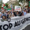 Pariz: Više od 20.000 ljudi demonstriralo po kiši u znak podrške Palestincima 10