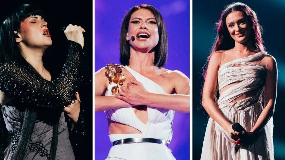 Pesma Evrovizija 2024: Ko učestvuje, ko je favorit i kako se glasa 4 Teja Dora (Srbija), Natali Barbu (Moldavija) i Eden Golan (Izrael)