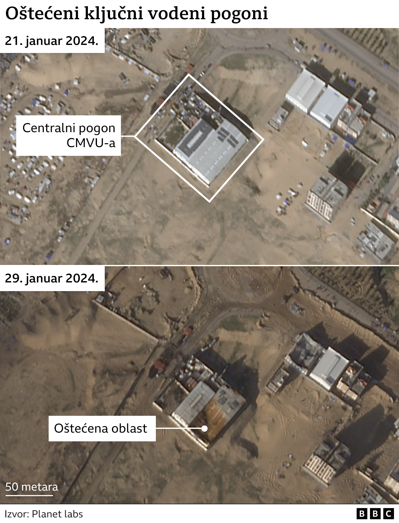 Izrael i Palestinci: Polovina vodovodnih objekata oštećena ili uništena, pokazuje nova analiza 8 ključni vodovodni objekti