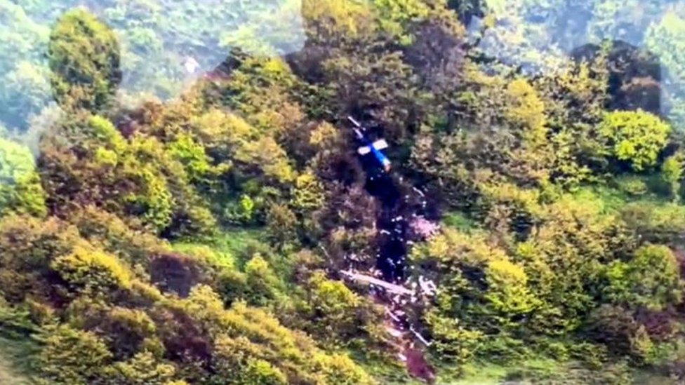 Olupina helikoptera u Iranu