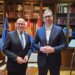 Posle ljutnje na Nemačku Vučić sa poslanikom Bundestaga 3