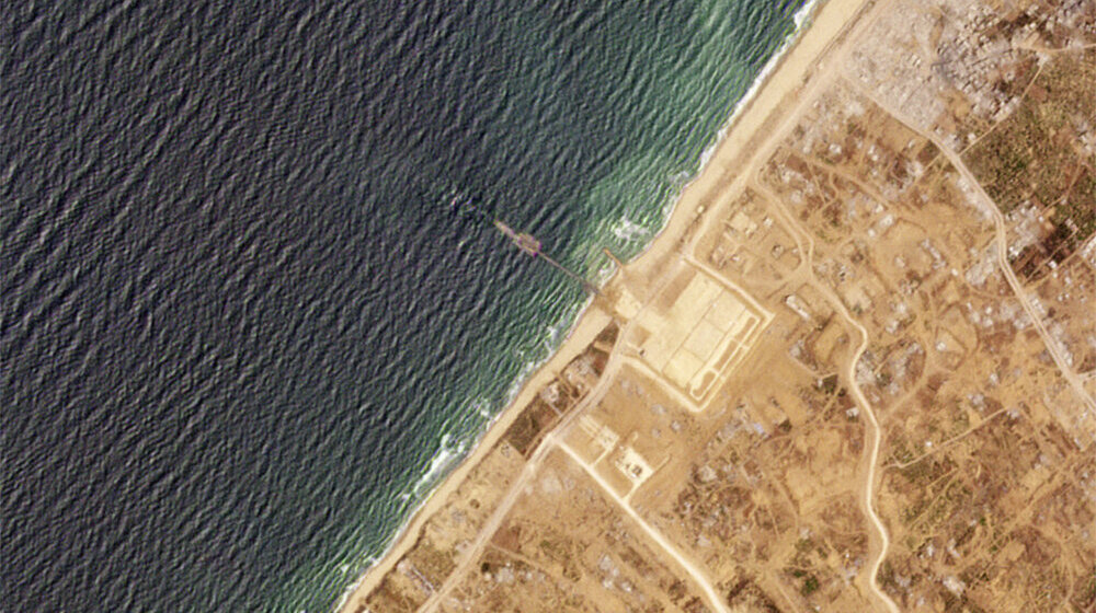 Američka vojska: Gazi isporučen prvi kontingent pomoći preko privremenog plutajućeg pristaništa 1