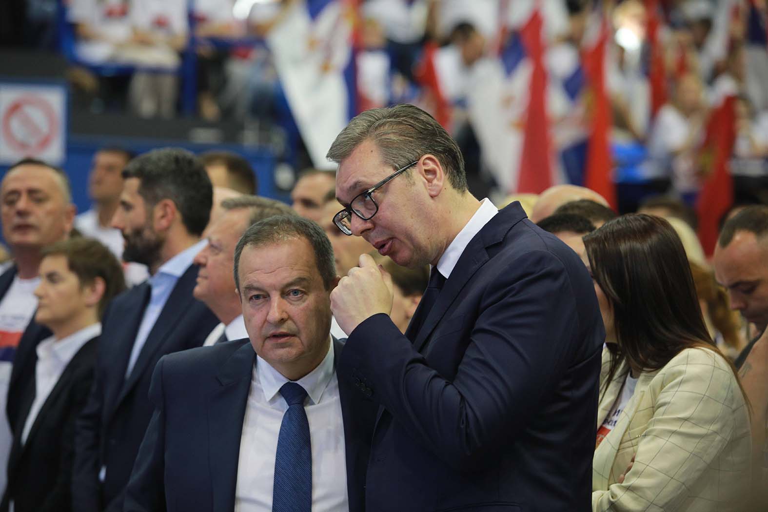 (FOTO) Kako je izgledao završni miting SNS u Beogradu: Na tribini Danilo Vučić 7