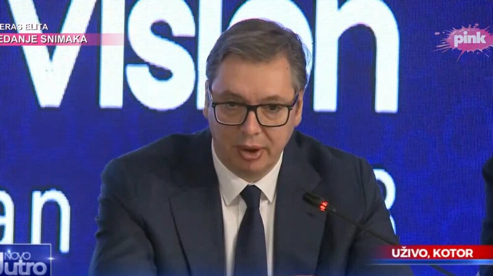 Vučić iz Kotora: U EU nećemo pre Ukrajine, i ne za bar šest godina 1