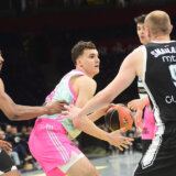 Košarkaši Partizana pobedili Megu u prvoj utakmici polufinala plej-ofa, Trifunović vodio crno-bele do vođstva u seriji 8