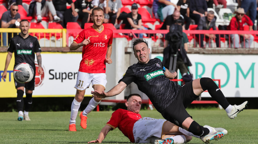 Partizan u Kruševcu jedva izbegao novi poraz, crno-belima izmiče i drugo mesto na tabeli 1