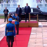 Održana svečana ceremonija dočeka ispred Palate Srbija: Aleksandar i Tamara Vučić dočekali Sija i njegovu suprugu (FOTO) 15