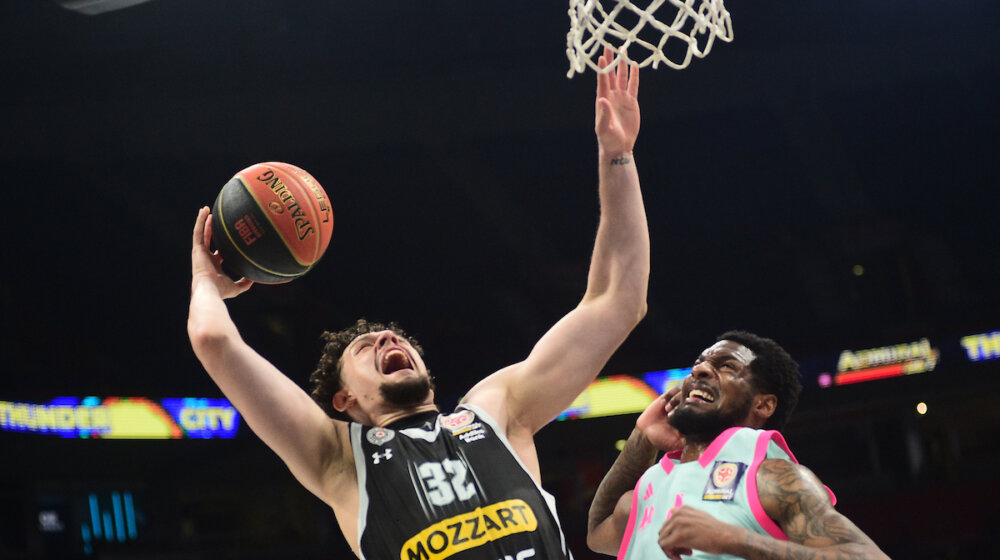 Košarkaši Partizana pobedili Megu u prvoj utakmici polufinala plej-ofa, Trifunović vodio crno-bele do vođstva u seriji 9