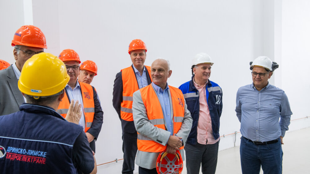 Direktor EPS-a Dušan Živković obišao radove na revitalizaciji RHE „Bajina Bašta" 1