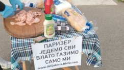 foto, delijski vis protest parizer, ucesnik protesta Građani niškog naselja Delijski Vis u petak ponovo blokiraju saobraćaj, tražeći asfalt i kanalizaciju 9