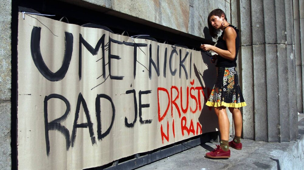 Asocijacija NKSS ocenila da je "sektor za savremeno stvaralaštvo kontinuirano marginalizovan" 1