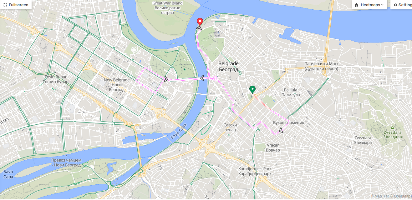 Grupna vožnja od Pionirskog parka do Kule Nebojša povodom Svetskog dana bicikla 2