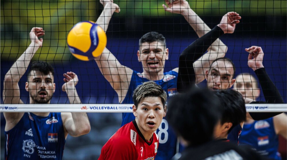 Liga nacija za odbojkaše: Japan nadigrao Srbiju u Maloj Marakani 1