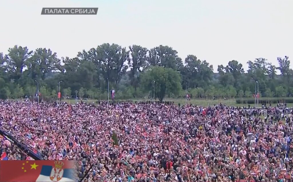 Održana svečana ceremonija dočeka ispred Palate Srbija: Aleksandar i Tamara Vučić dočekali Sija i njegovu suprugu (FOTO) 3