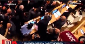 (VIDEO) Tuča u gruzijskom parlamentu zbog zakona o stranim agentima