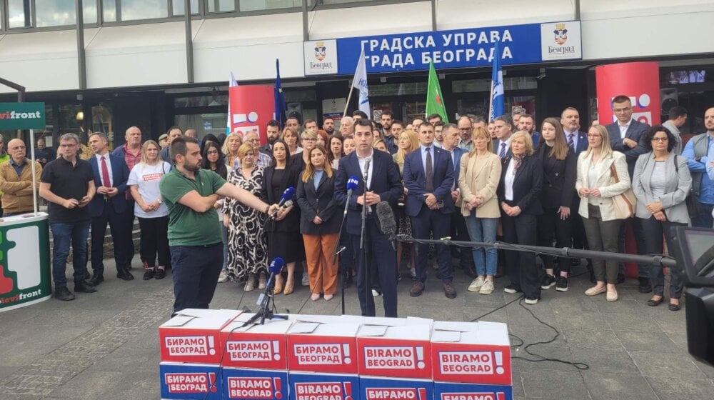 Koalicija Biramo Beograd odustaje od učešća na izborima 2. juna ako se ne proglase oborene liste 10