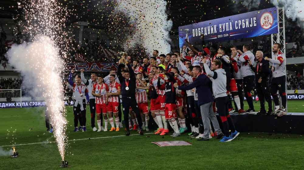 Crvena zvezda osvojila Kup Srbije, četvrta uzastopna dupla kruna za klub iz Ljutice Bogdana 1