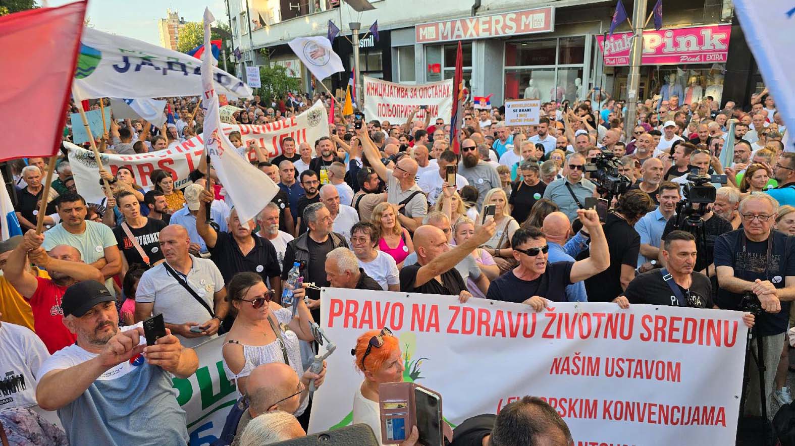 loznica protest