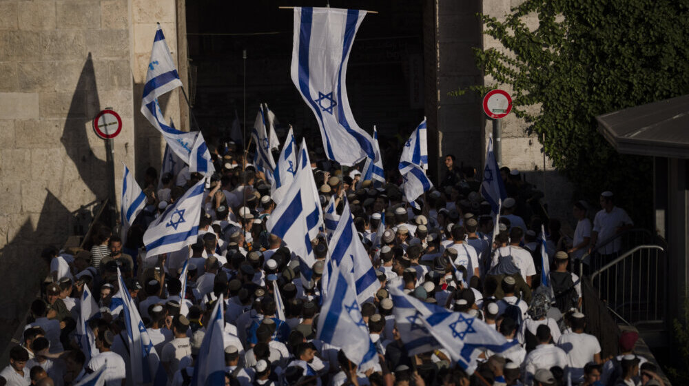 Jevrejski nacionalisti prodefilovali kroz palestinsko područje Jerusalima uzvikujući antiarapske parole 1