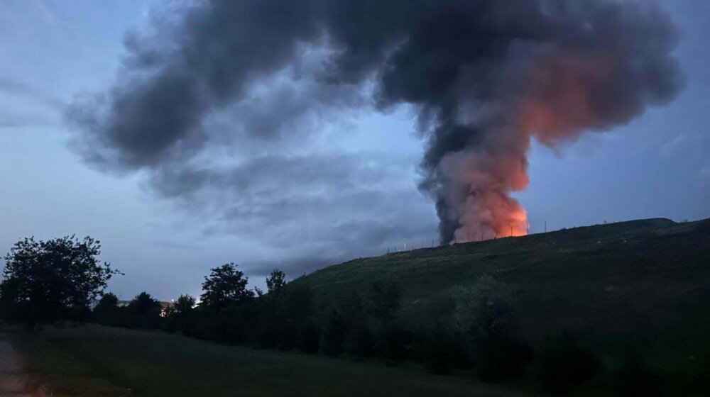 Izbio požar na deponiji kod Novog Pazara 1