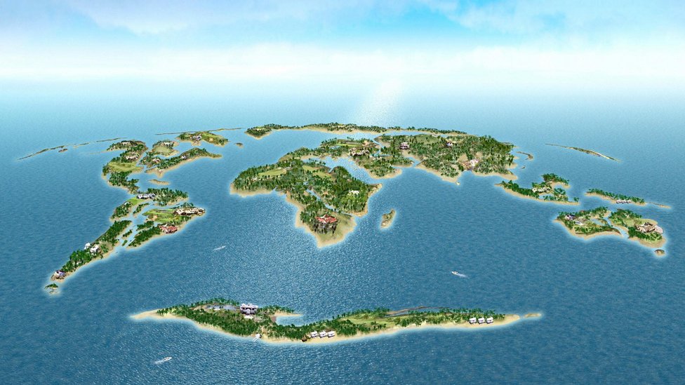Šta se dešava sa 260 veštačkih ostrva arhipelaga ‘Svet’ u Dubaiju 2 Artist's impression of what The World Dubai is meant to look like when developed