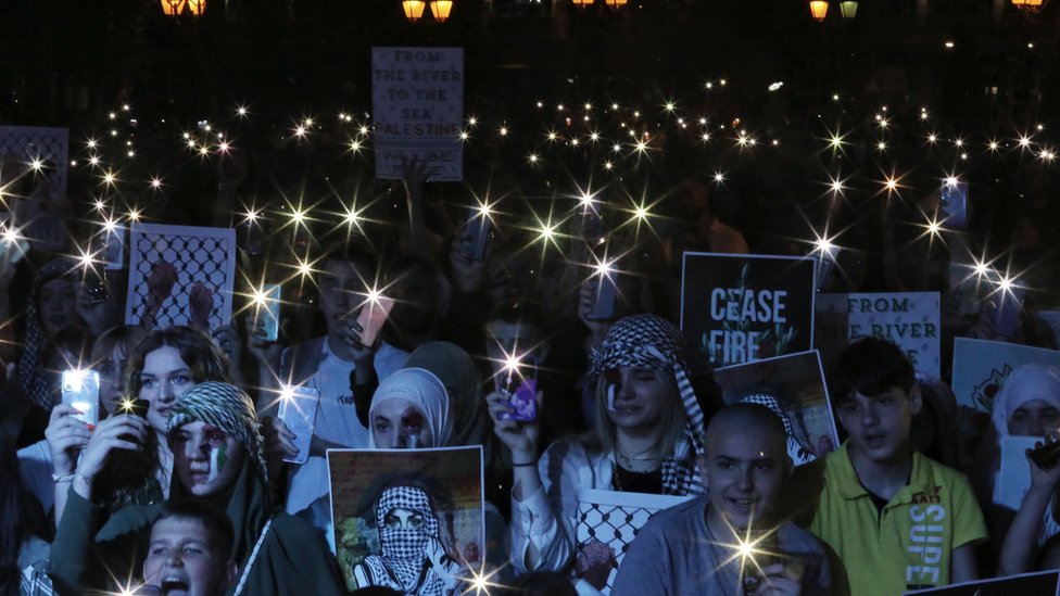 Izrael i Palestinci: U Novom Pazaru održan skup podrške palestinskom narodu u Gazi - u fotografijama 5 protest novi pazar