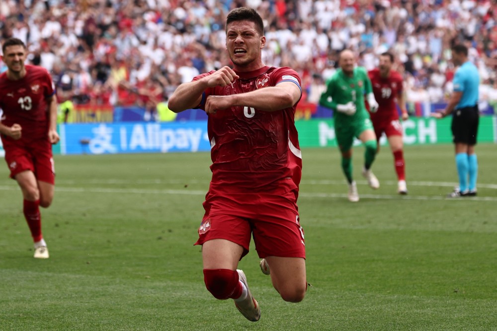 Euro 2024: Luka Jović iščupao izjednačenje protiv Slovenije; Danska otežala 'orlovima' 10 srbija, slovenija, luka jović