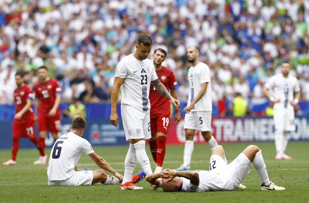 Euro 2024: Luka Jović iščupao izjednačenje protiv Slovenije; Danska otežala 'orlovima' 13 Slovenija