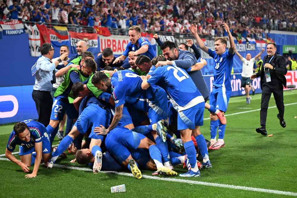 Euro 2024: Hrvate sekunde delile od drugog mesta, Albanci idu kući 1 italija, hrvatska