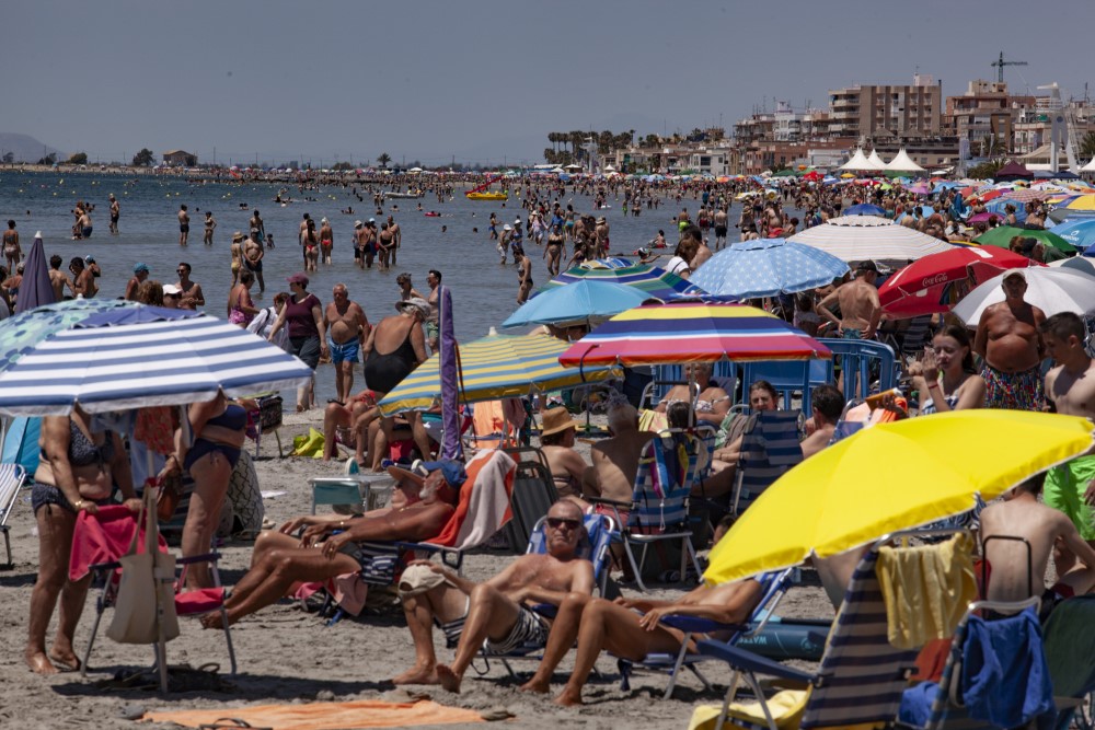 plaža, letovanje, turisti, kupanje, more