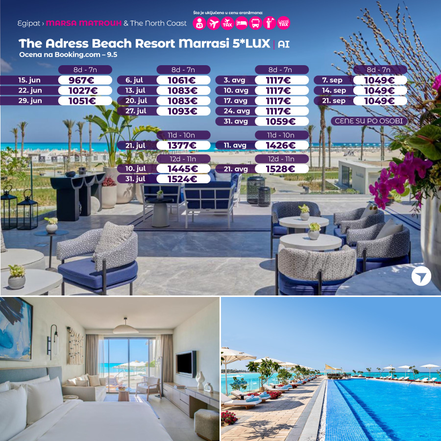 Otkrijte RAJ na plažama Marsa Matruh: Egipatska oaza na obali Sredozemnog mora! 8 dana već od 560€ All Inclusive 11