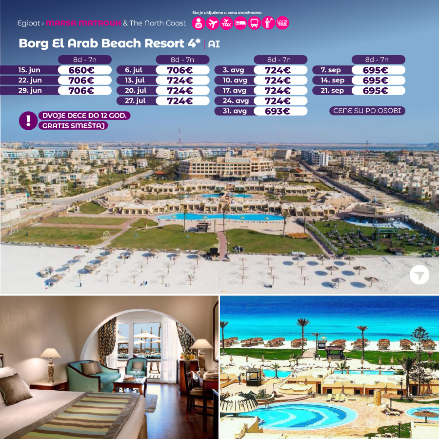 Sredozemno more u Egiptu na kakvo niste navikli! 8 dana već od 560€ All Inclusive 4
