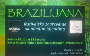 ArtLink i Ženske umetničke veze: Koncert korejskih i naših umetnika, a večeras zagrevanje sa Brazilijana ansamblom 2 ArtLink i Ženske umetničke veze: Koncert korejskih i naših umetnika, a večeras zagrevanje sa Brazilijana ansamblom 2
