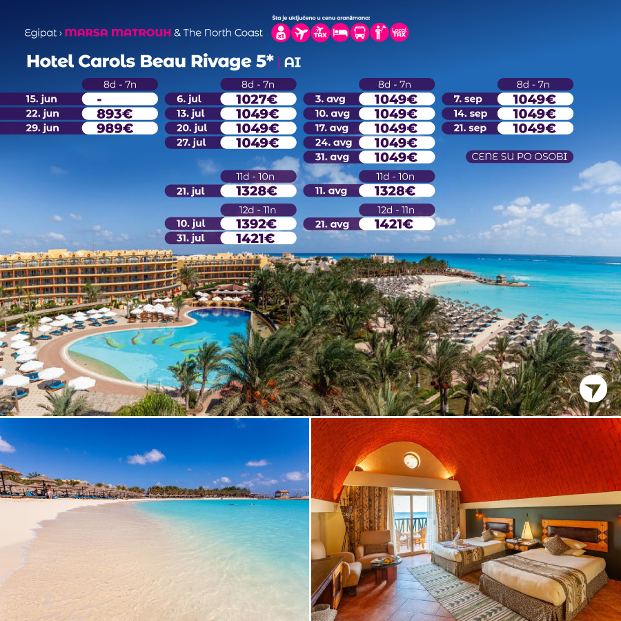 Otkrijte RAJ na plažama Marsa Matruh: Egipatska oaza na obali Sredozemnog mora! 8 dana već od 560€ All Inclusive 17