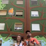 U Novom Sadu oslikan mural palom platanu 7