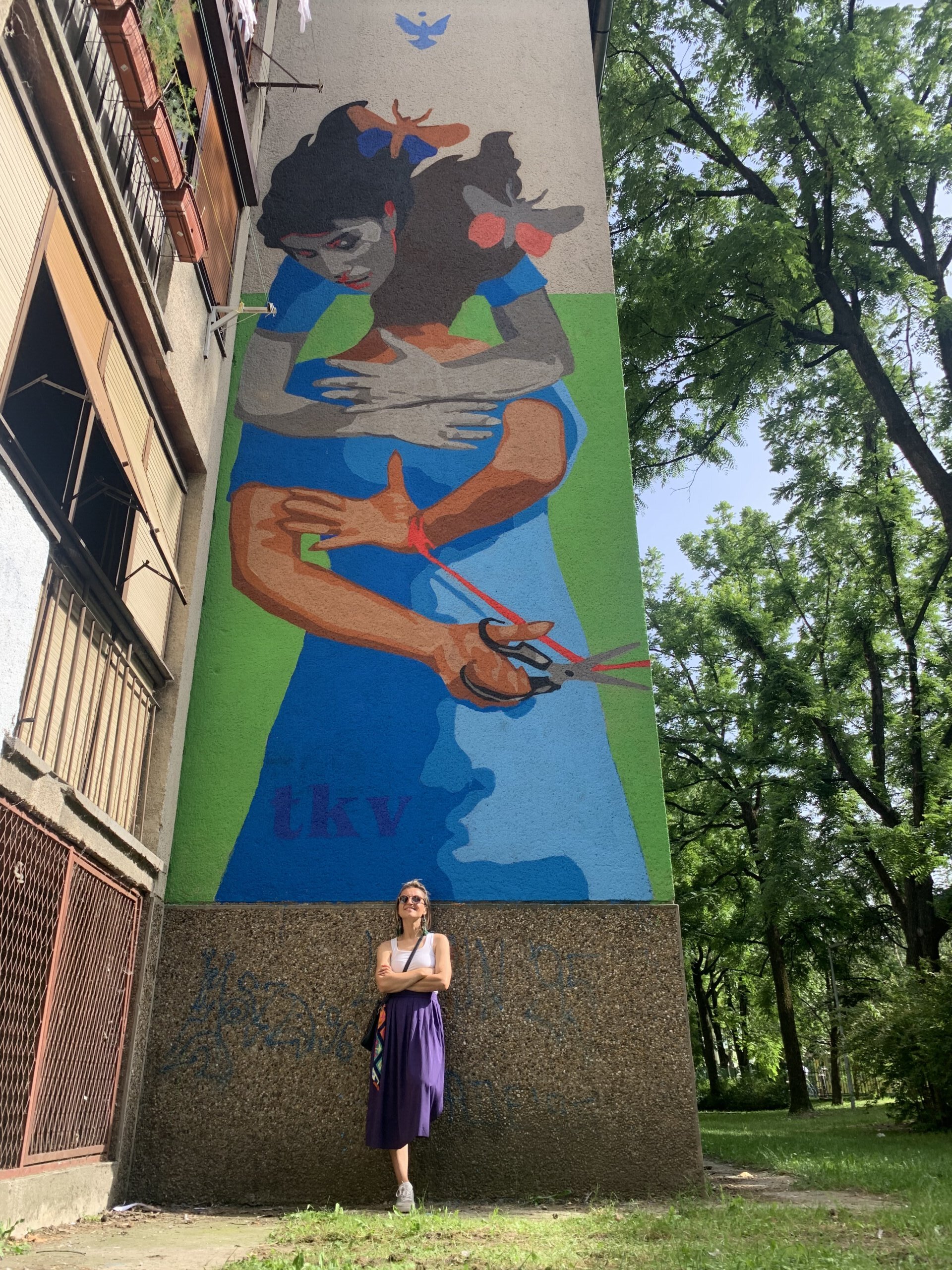 U Novom Sadu oslikan mural palom platanu 4 U Novom Sadu oslikan mural palom platanu 4