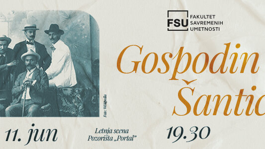 Posveta jednom od najvećih i najvoljenijih pesnika: Predstava "Gospodin Šantić" večeras na Letnjoj sceni Pozorišta "Portal" 1