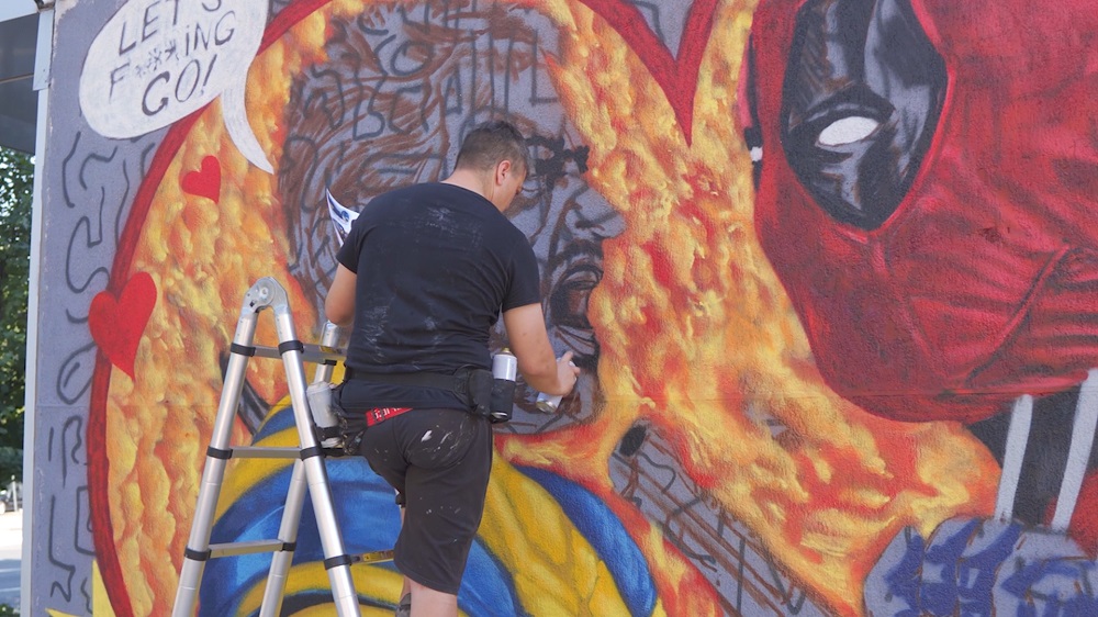 Mural posvećen novom Marvelovom blokbasteru "Dedpul i Vulverin" ukrasio kutak prestonice 1